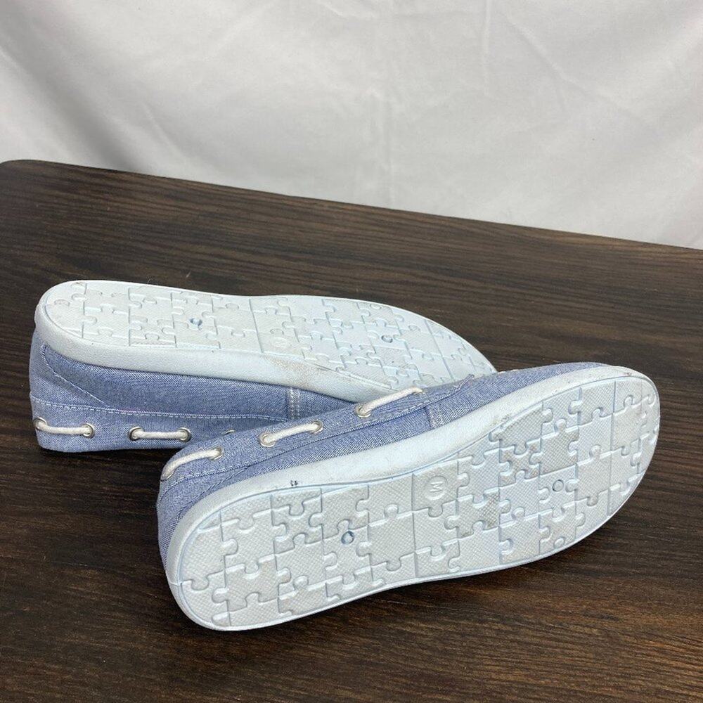 canvas casuals blue boat shoe - Picture 4 of 4